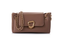 Vince Camuto Bolso de Hombro Siena v2 Visón Oscuro Cuero de Polivinilo 25cm x 9cm x 14cm